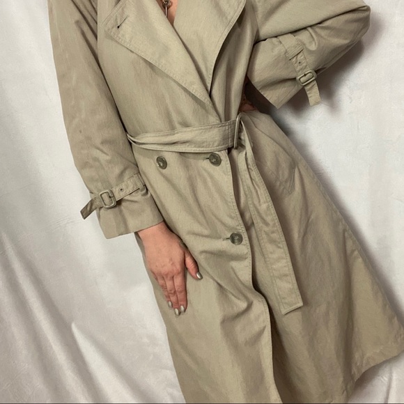 VNTG LONDON FOG INSULATED ANKLE LENGTH TRECH COA - Picture 5 of 9